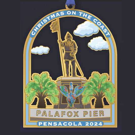 2024 Pensacola Ornament - Palafox Pier